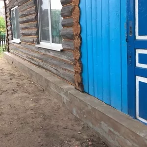 Обшивка деревянным блок хаусом дома