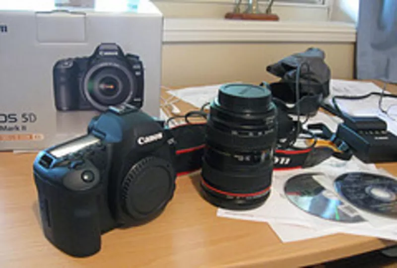 Canon EOS 5D Mark II 21MP DSLR Camera for sale 